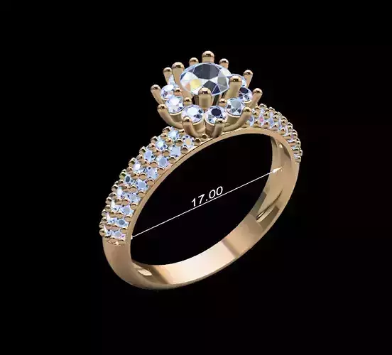 Women Ring 110 3D print model
