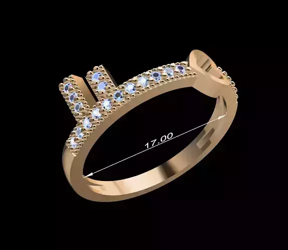 Women Ring 111 3D print model