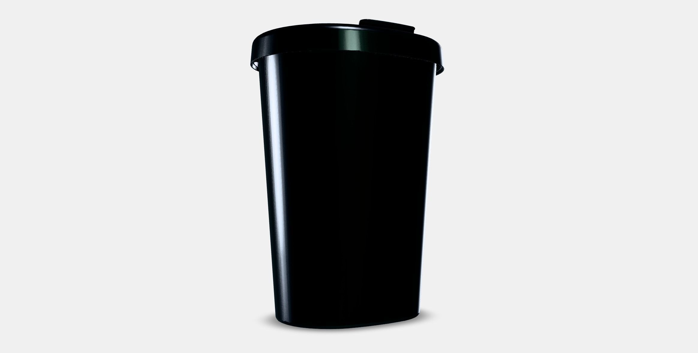 HOLASS Bin with lid Low-poly 3D model_3