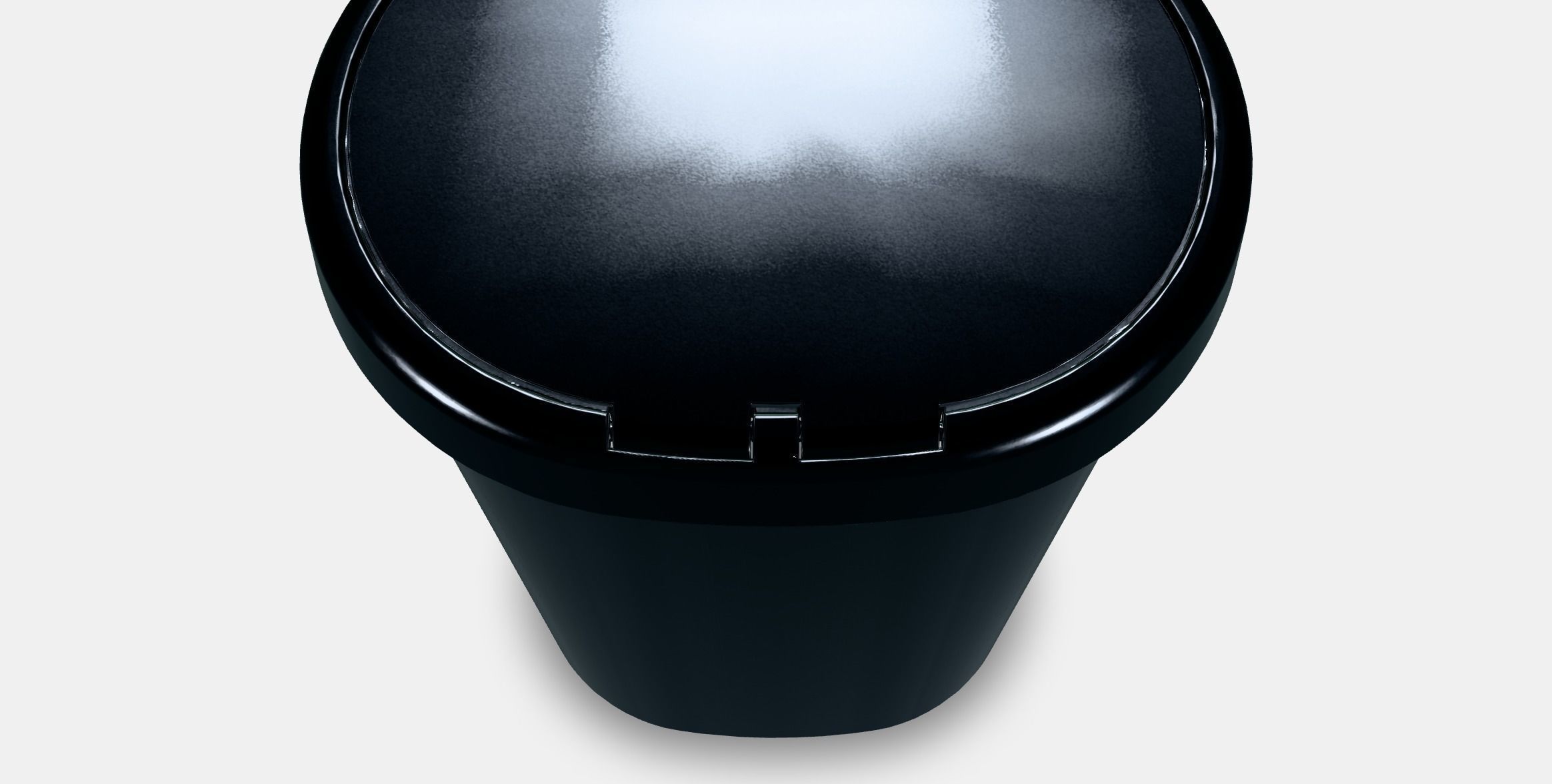 HOLASS Bin with lid Low-poly 3D model_9