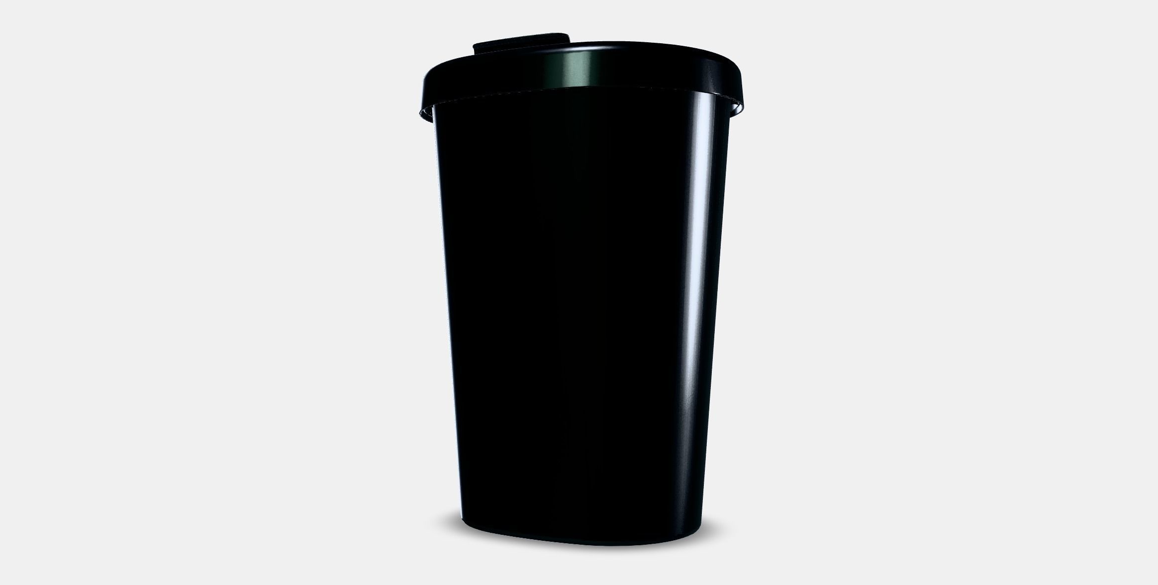 HOLASS Bin with lid Low-poly 3D model_12