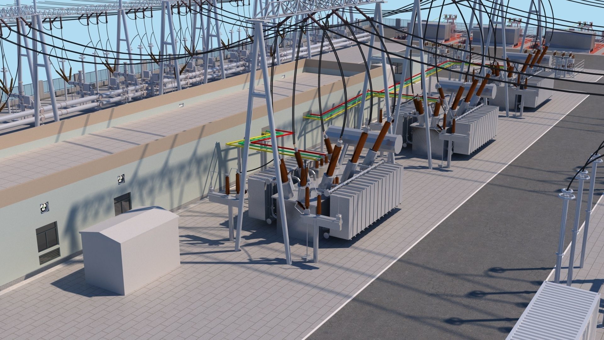 Substation 3D model_5