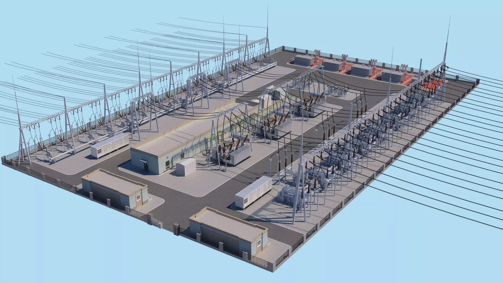 Substation 3D model_0