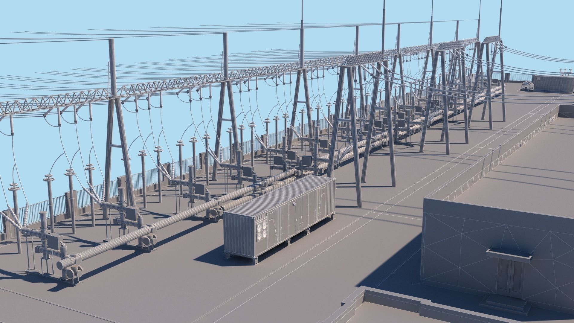 Substation 3D model_15