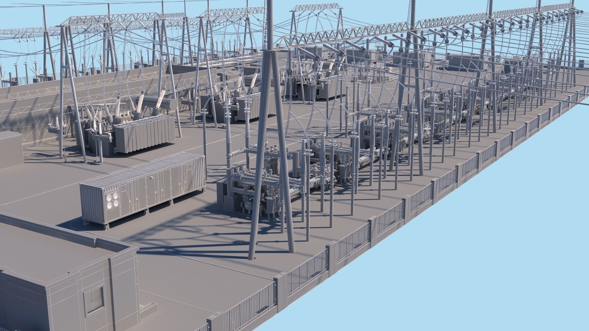 Substation 3D model_16