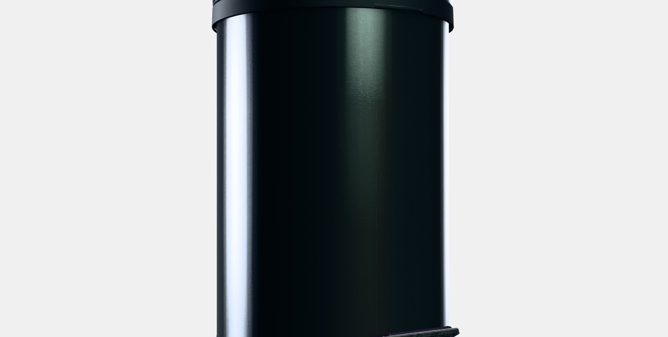 SNORPA Pedal bin 1 Low-poly 3D model_8