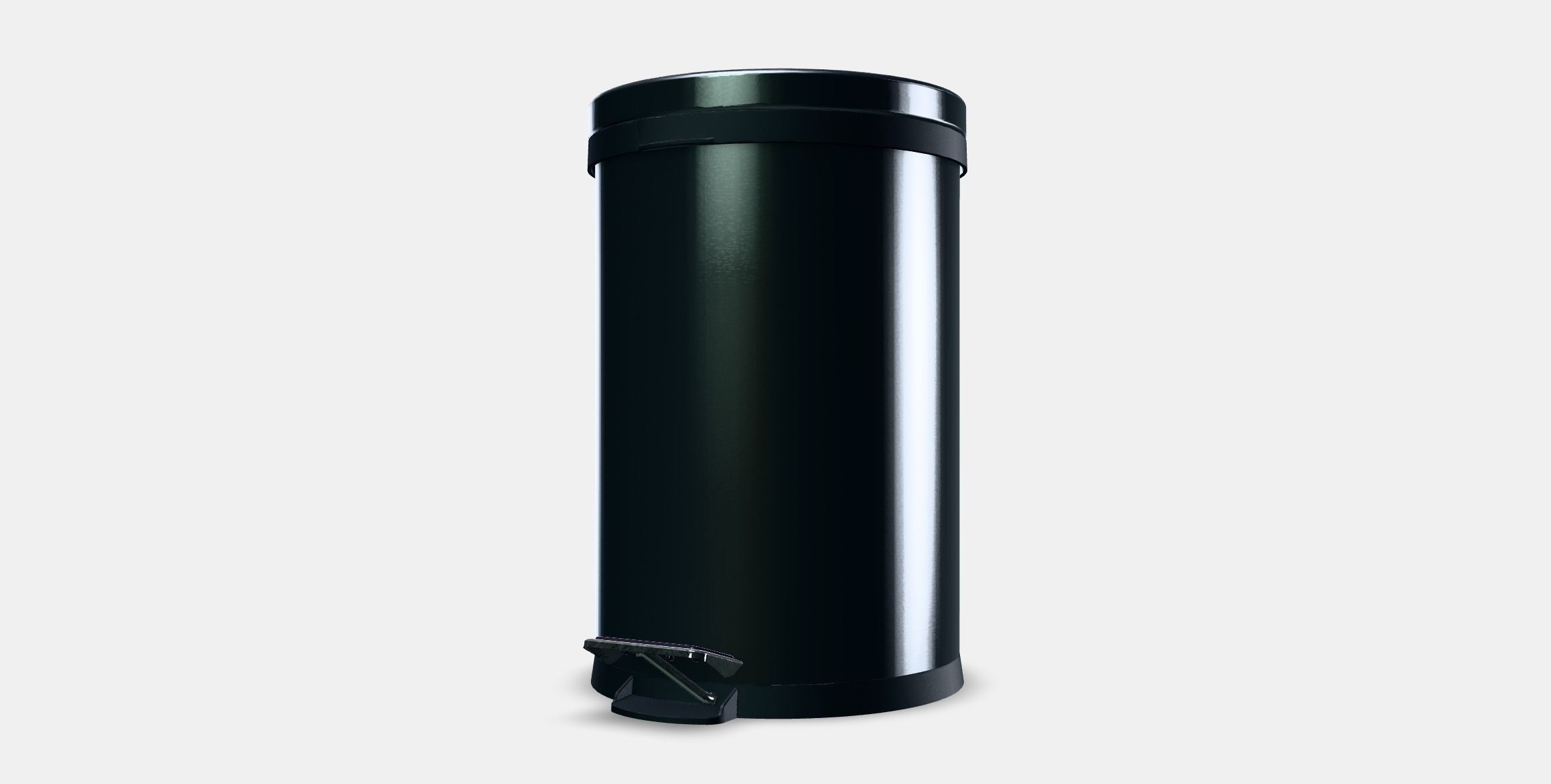 SNORPA Pedal bin 1 Low-poly 3D model_12