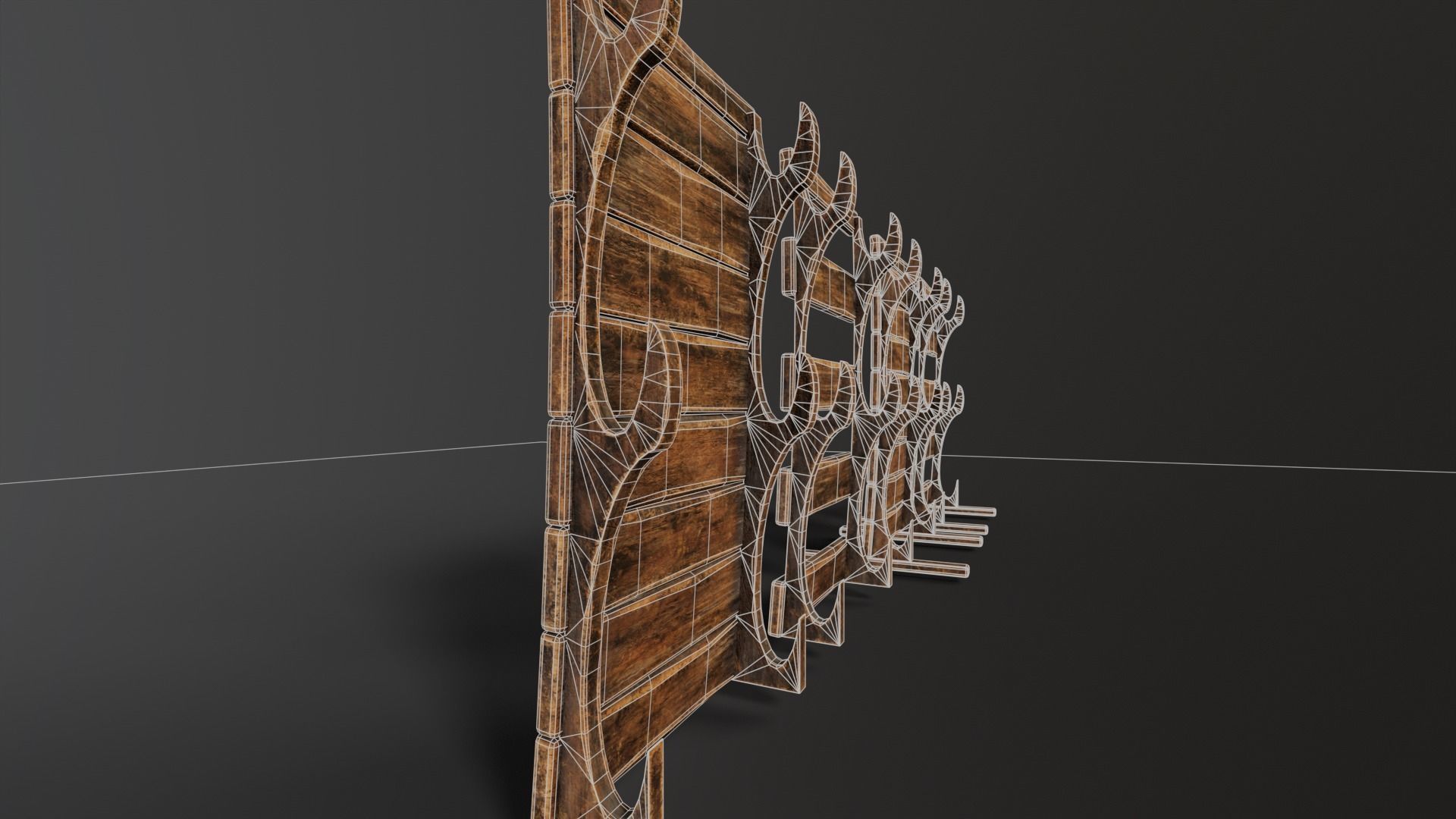 Weapon Rack  Low-poly 3D model_7