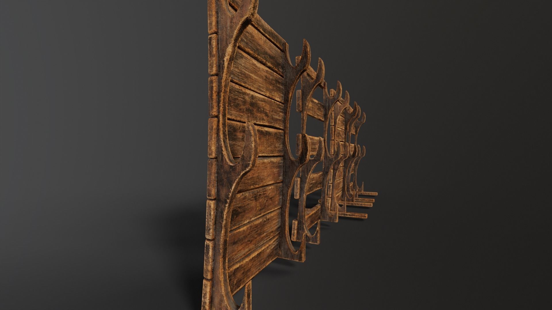 Weapon Rack  Low-poly 3D model_6