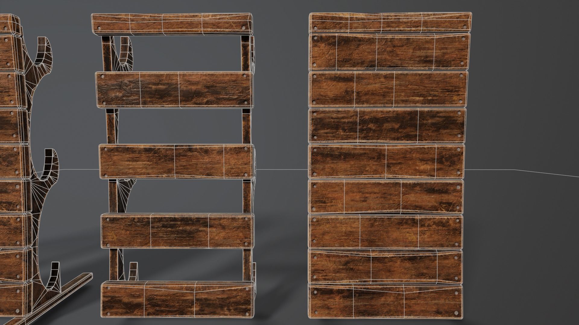 Weapon Rack  Low-poly 3D model_9