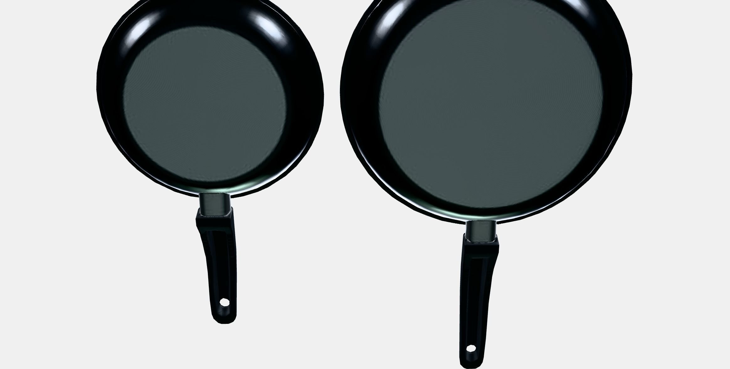 KAVALKAD Frying pan set of 2 Low-poly 3D model_9