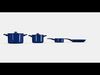 HEMLAGAD 6-piece cookware set Low-poly 3D model_1