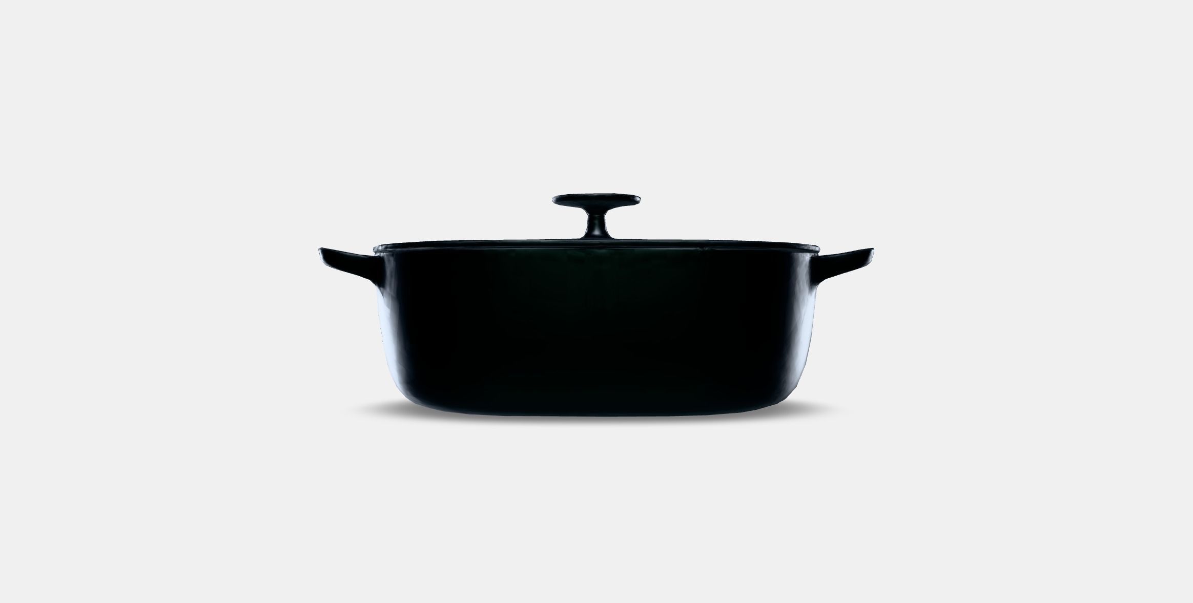 VARDAGEN Casserole with lid 1 Low-poly 3D model_10
