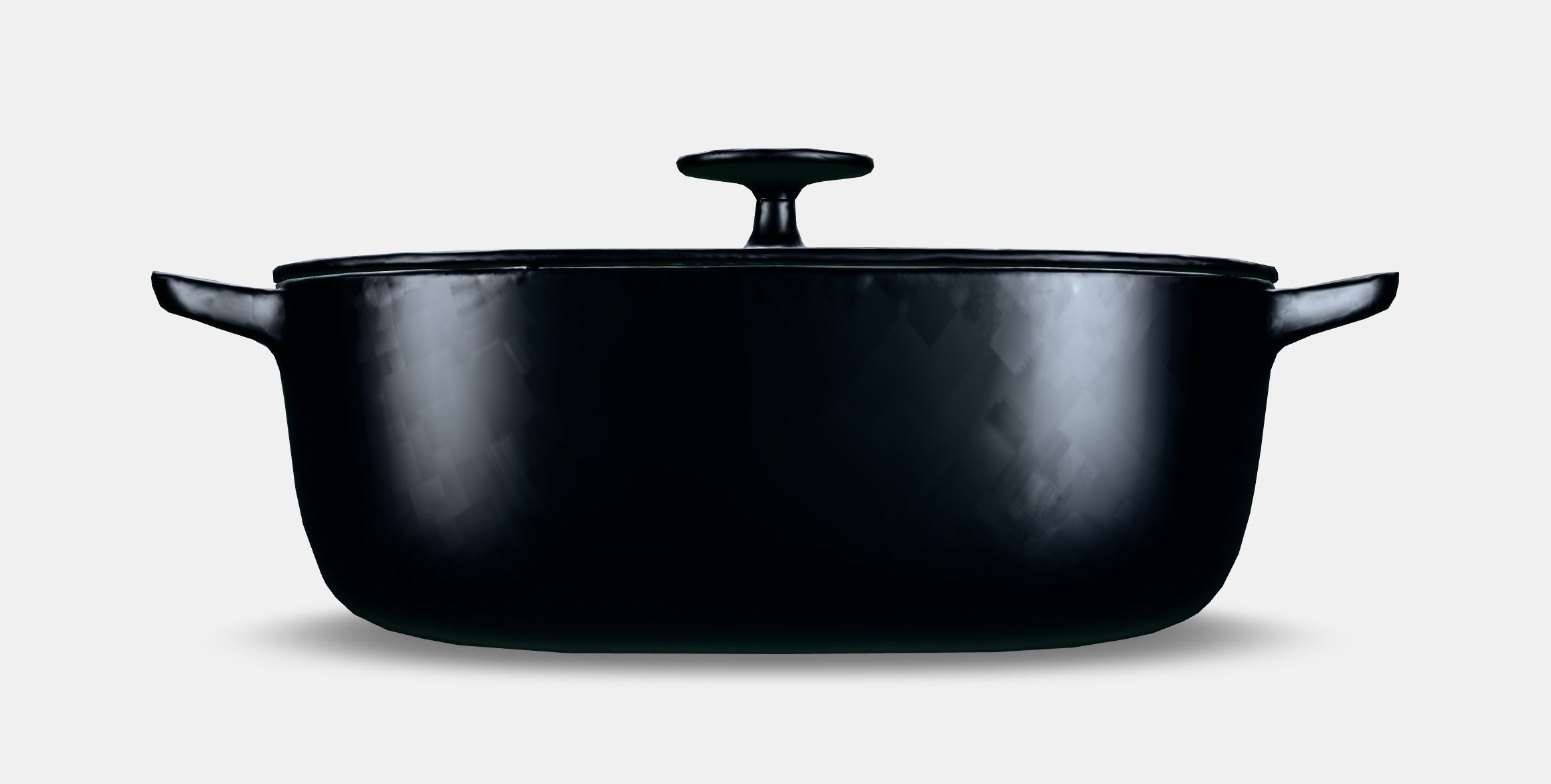 VARDAGEN Casserole with lid 1 Low-poly 3D model_15