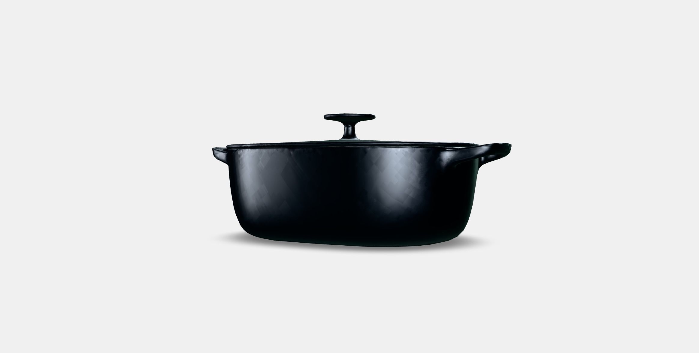 VARDAGEN Casserole with lid 1 Low-poly 3D model_4