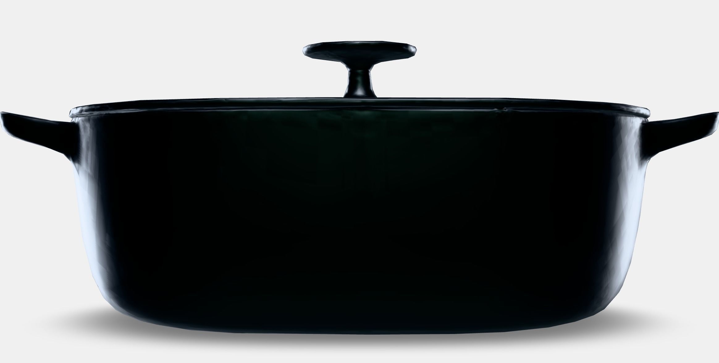 VARDAGEN Casserole with lid 1 Low-poly 3D model_11