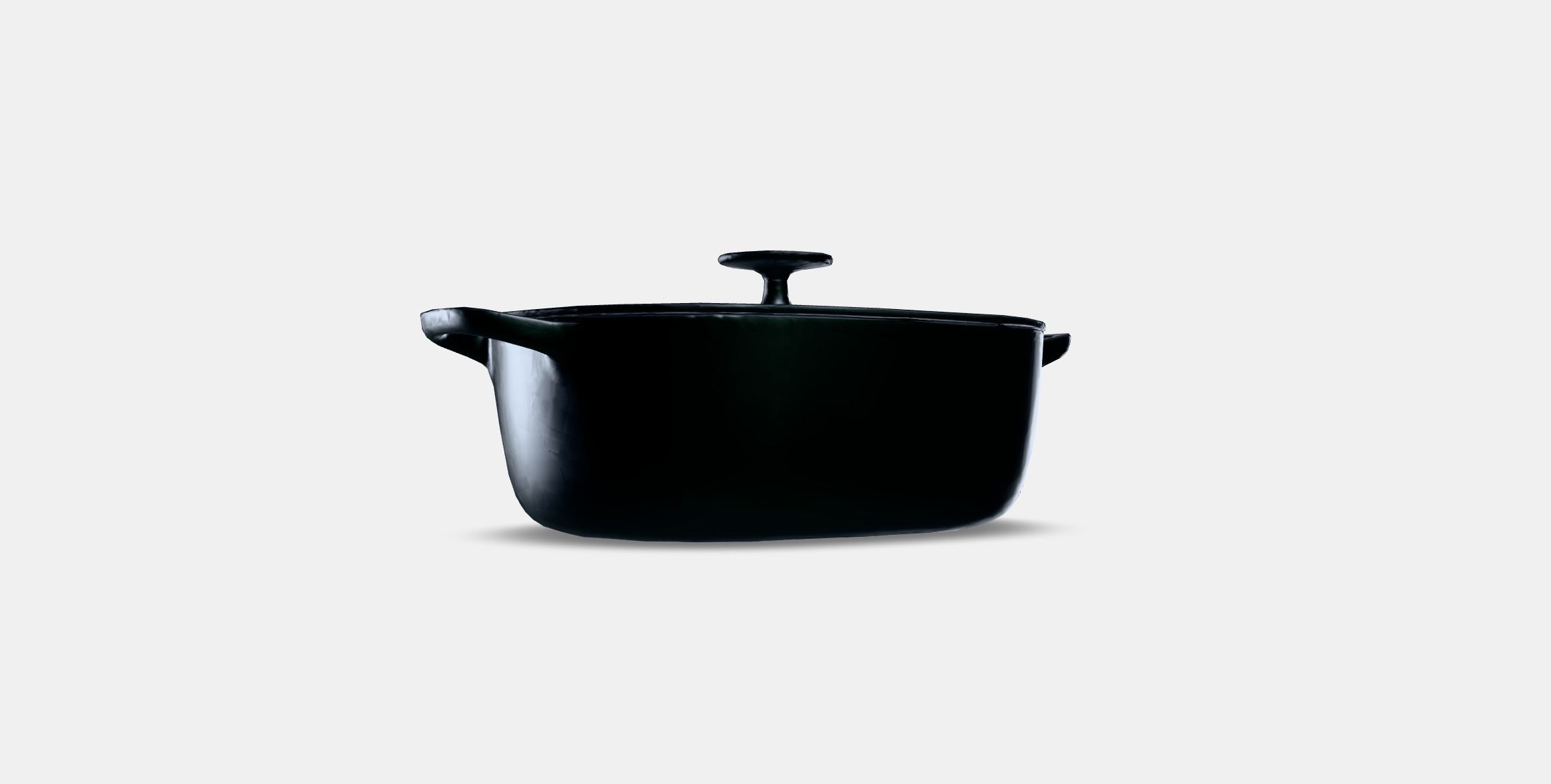 VARDAGEN Casserole with lid 1 Low-poly 3D model_2