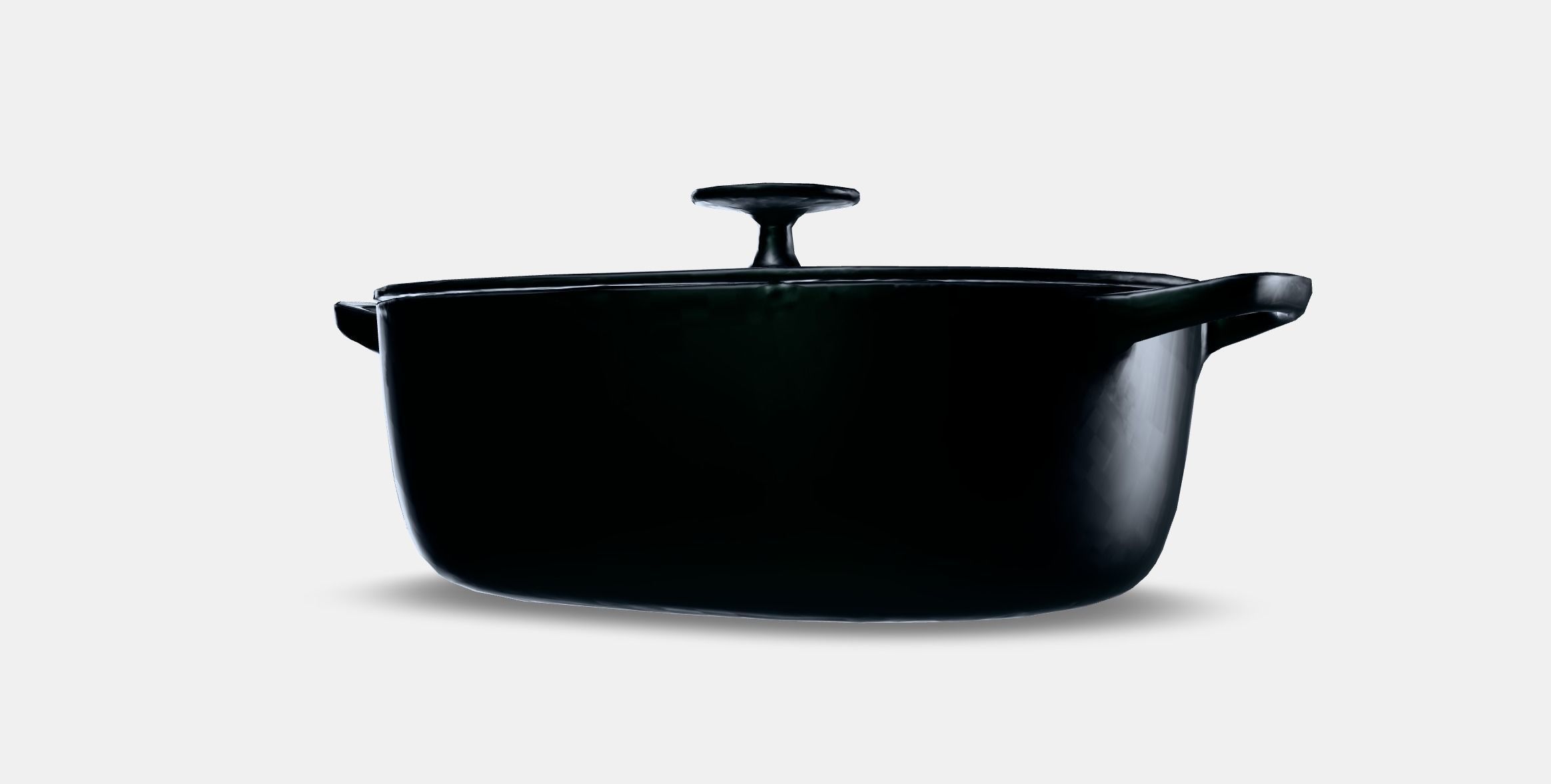 VARDAGEN Casserole with lid 1 Low-poly 3D model_13