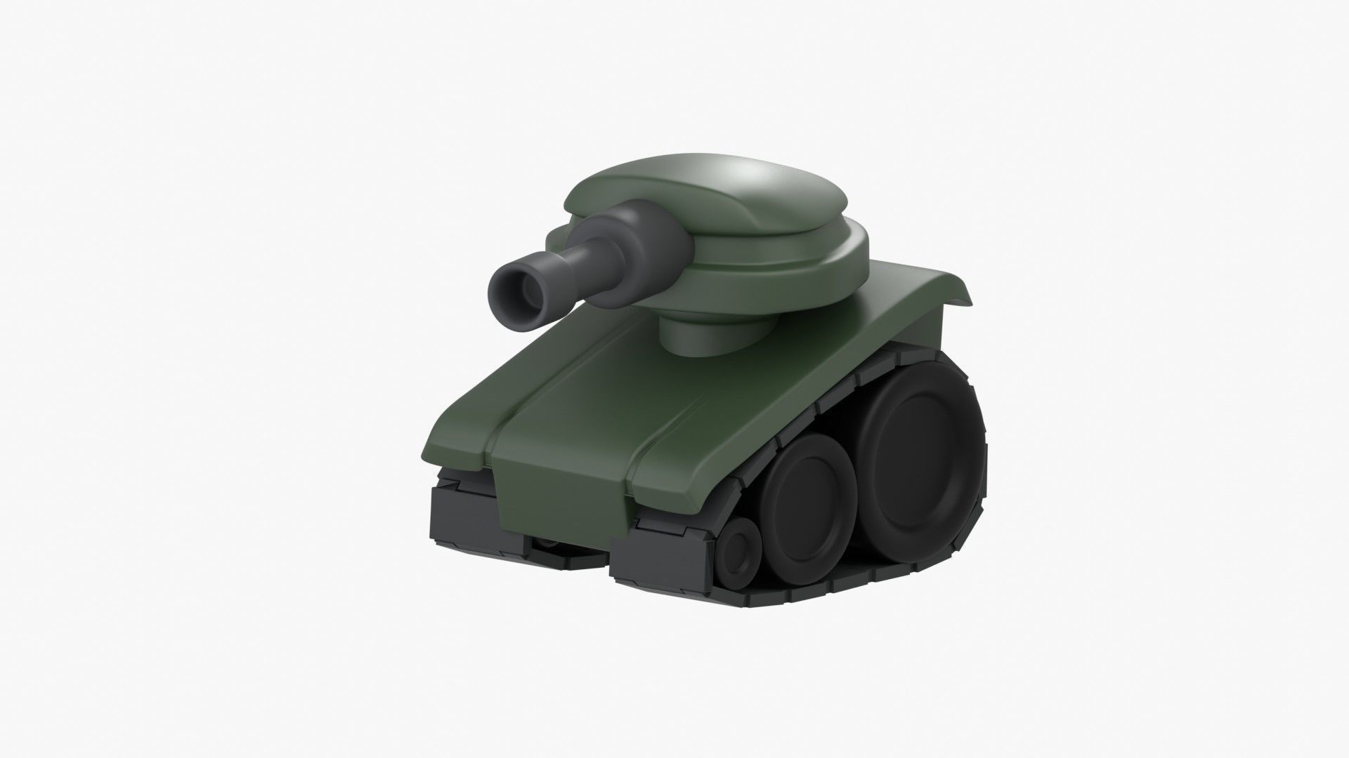 Army Tank 3D Illustration 3D model_5