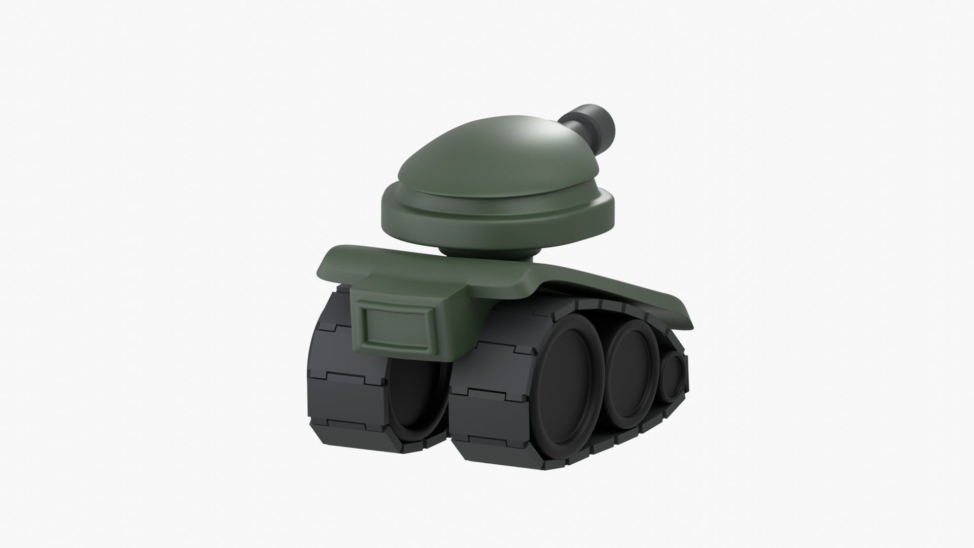Army Tank 3D Illustration 3D model_14
