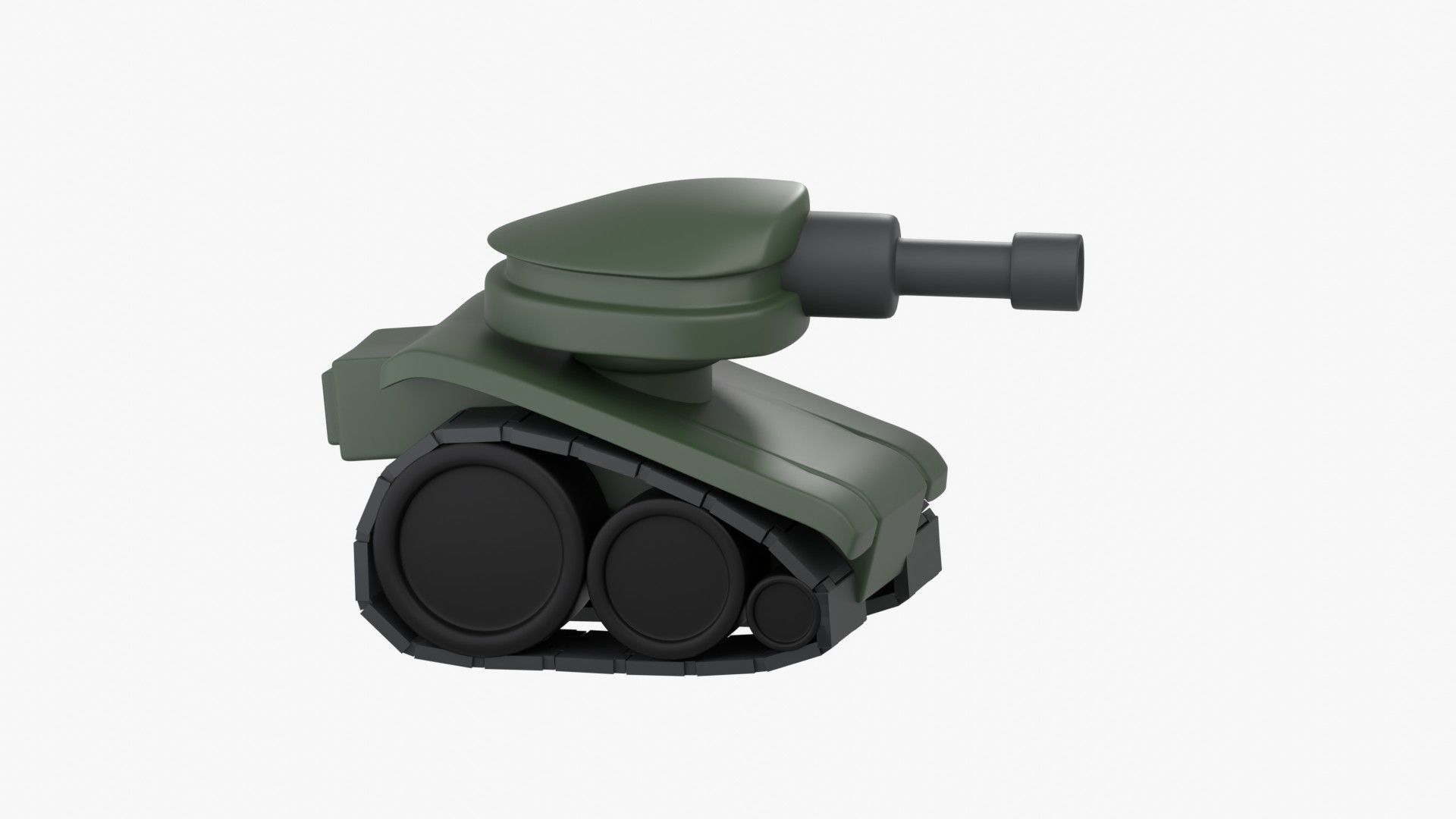 Army Tank 3D Illustration 3D model_18