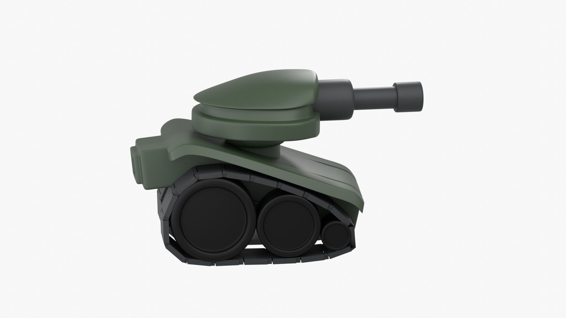 Army Tank 3D Illustration 3D model_17