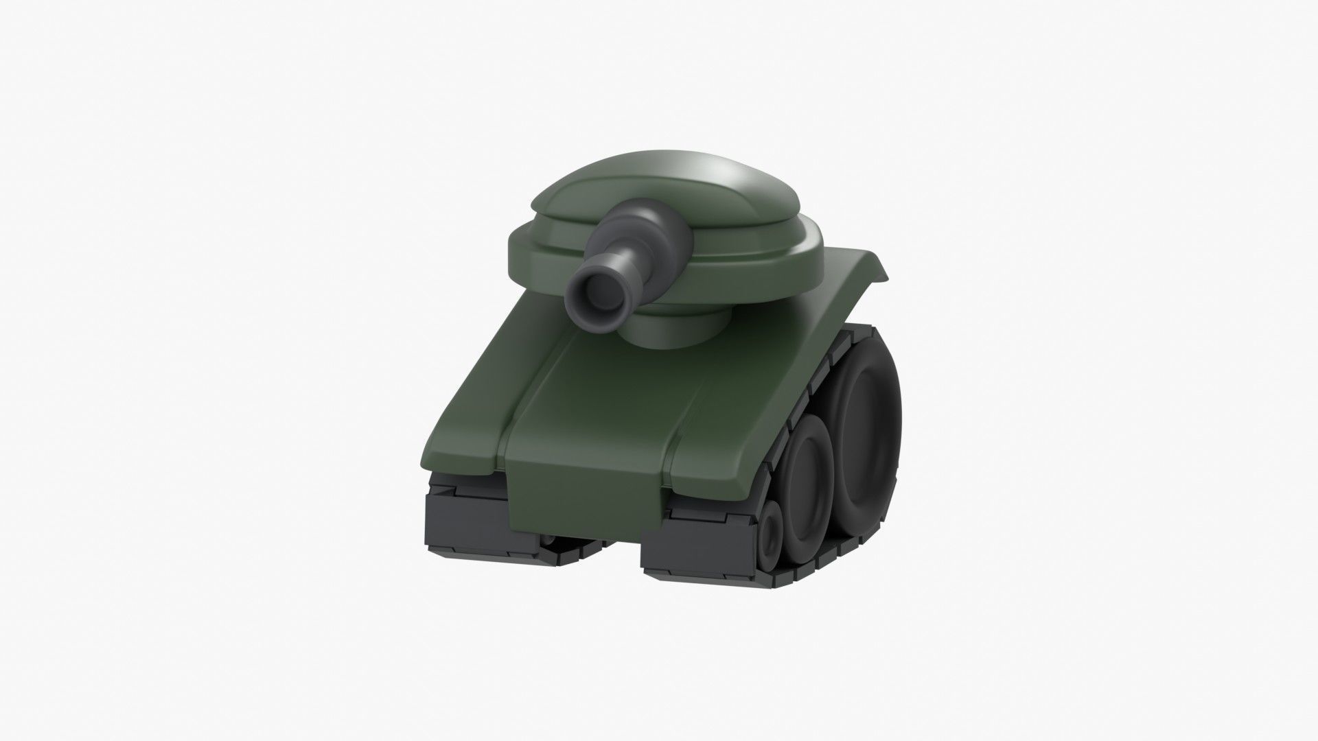 Army Tank 3D Illustration 3D model_4