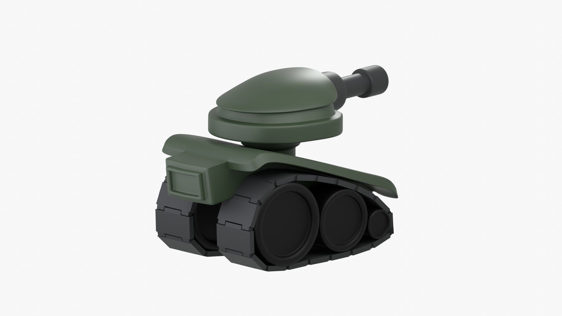 Army Tank 3D Illustration 3D model_15