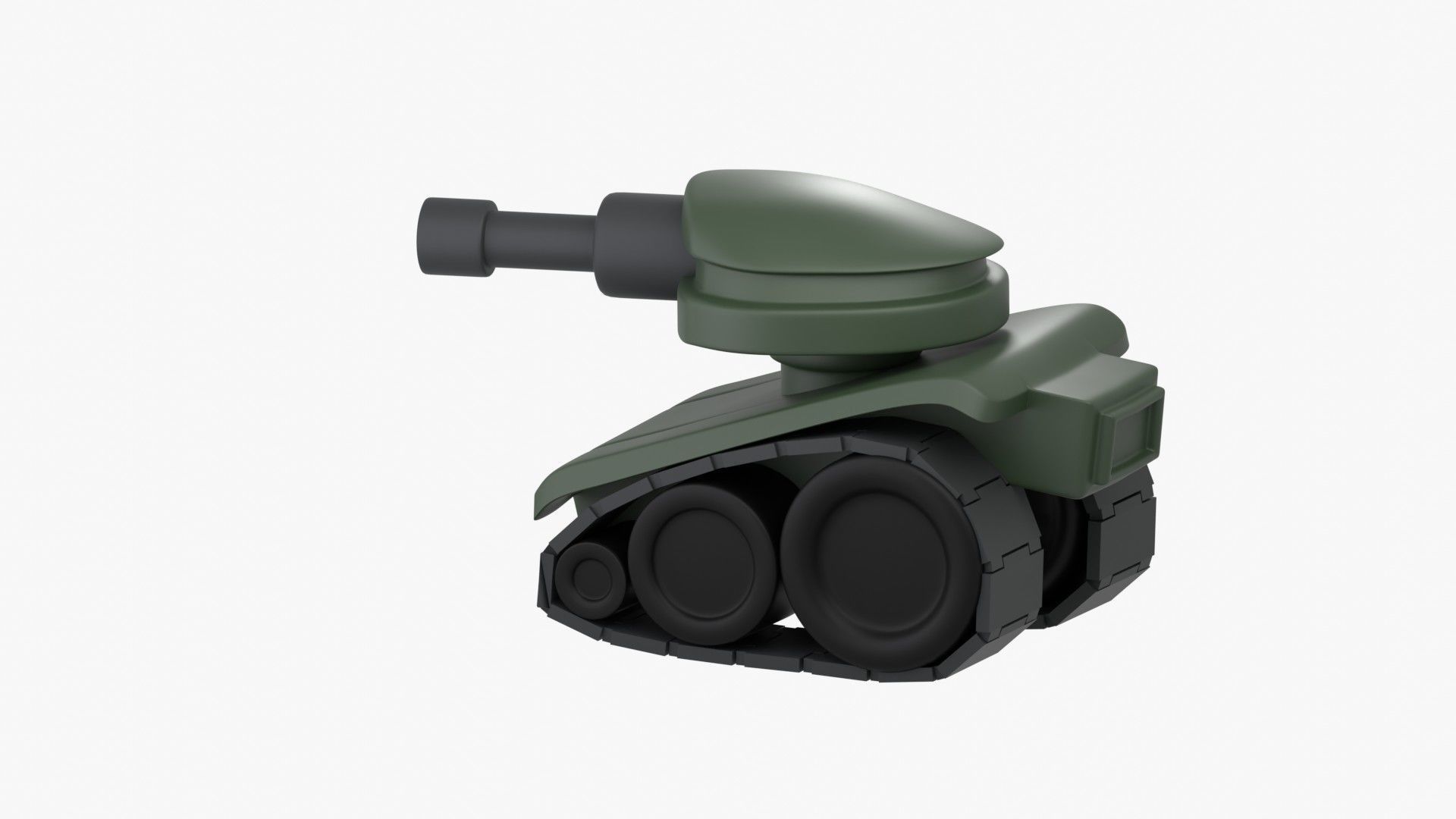 Army Tank 3D Illustration 3D model_9