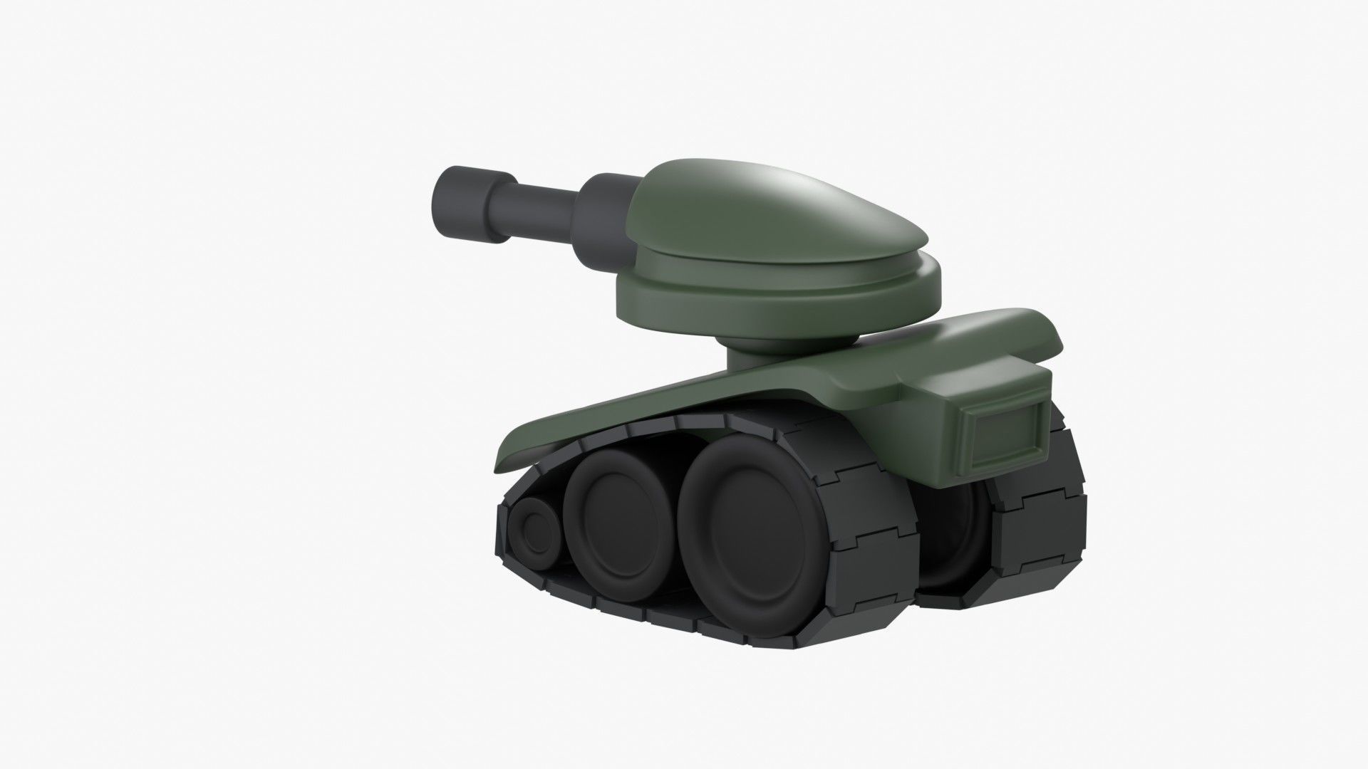 Army Tank 3D Illustration 3D model_10