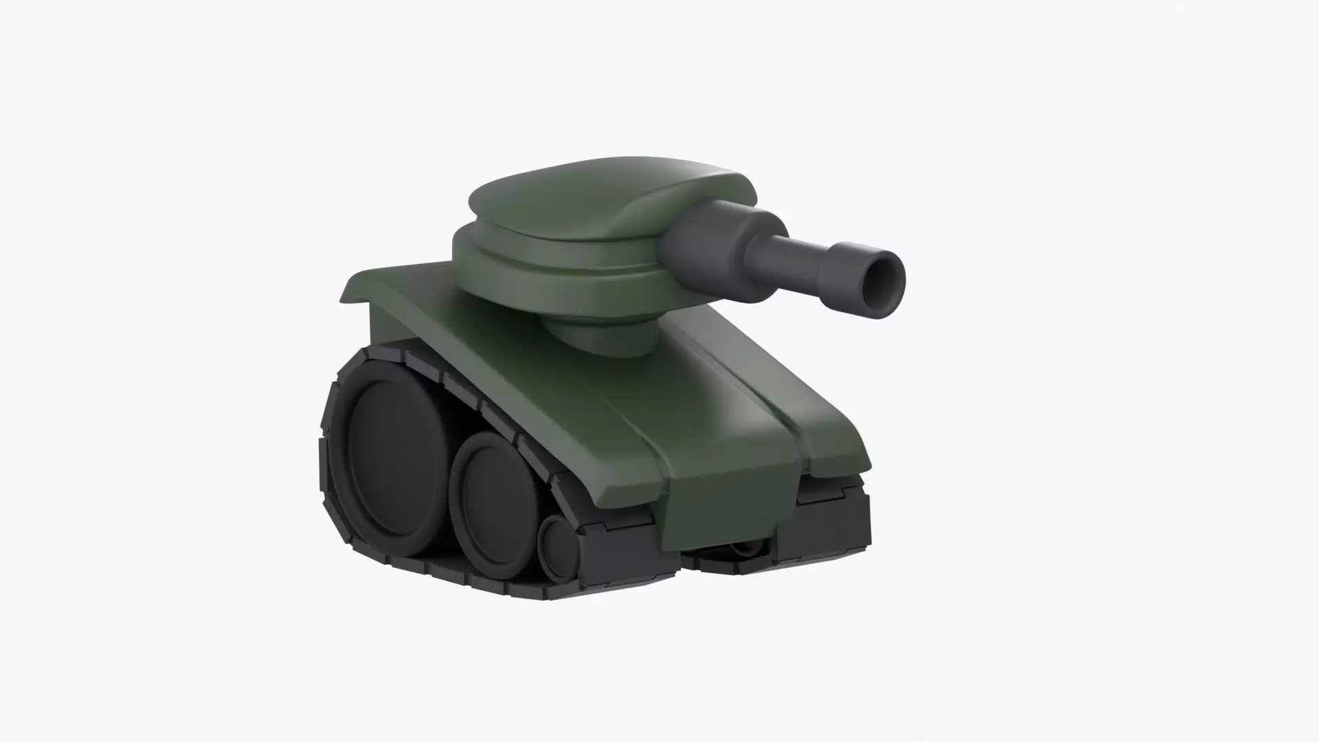 Army Tank 3D Illustration 3D model_0