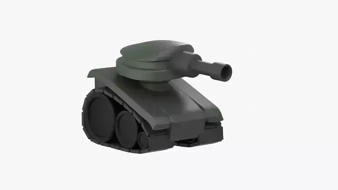 Army Tank 3D Illustration