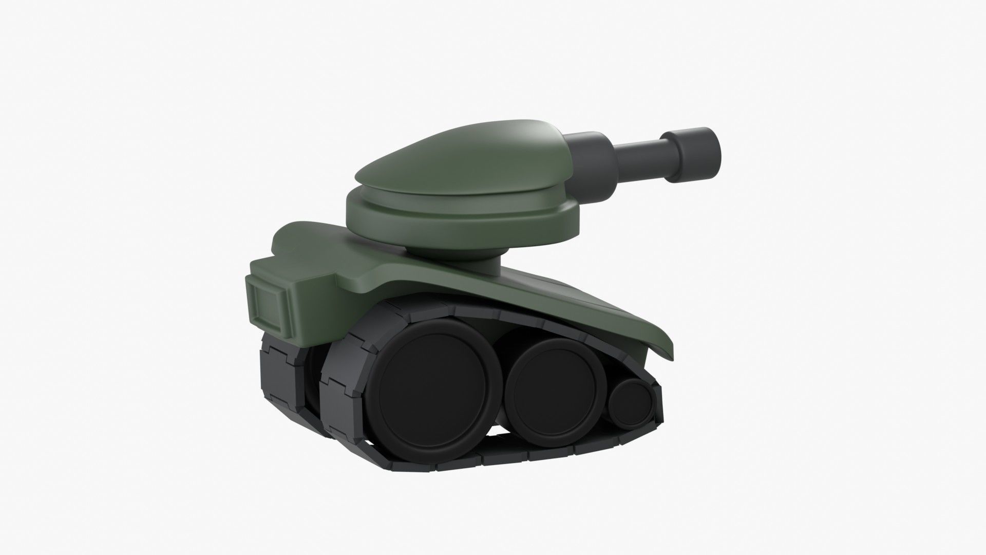 Army Tank 3D Illustration 3D model_16