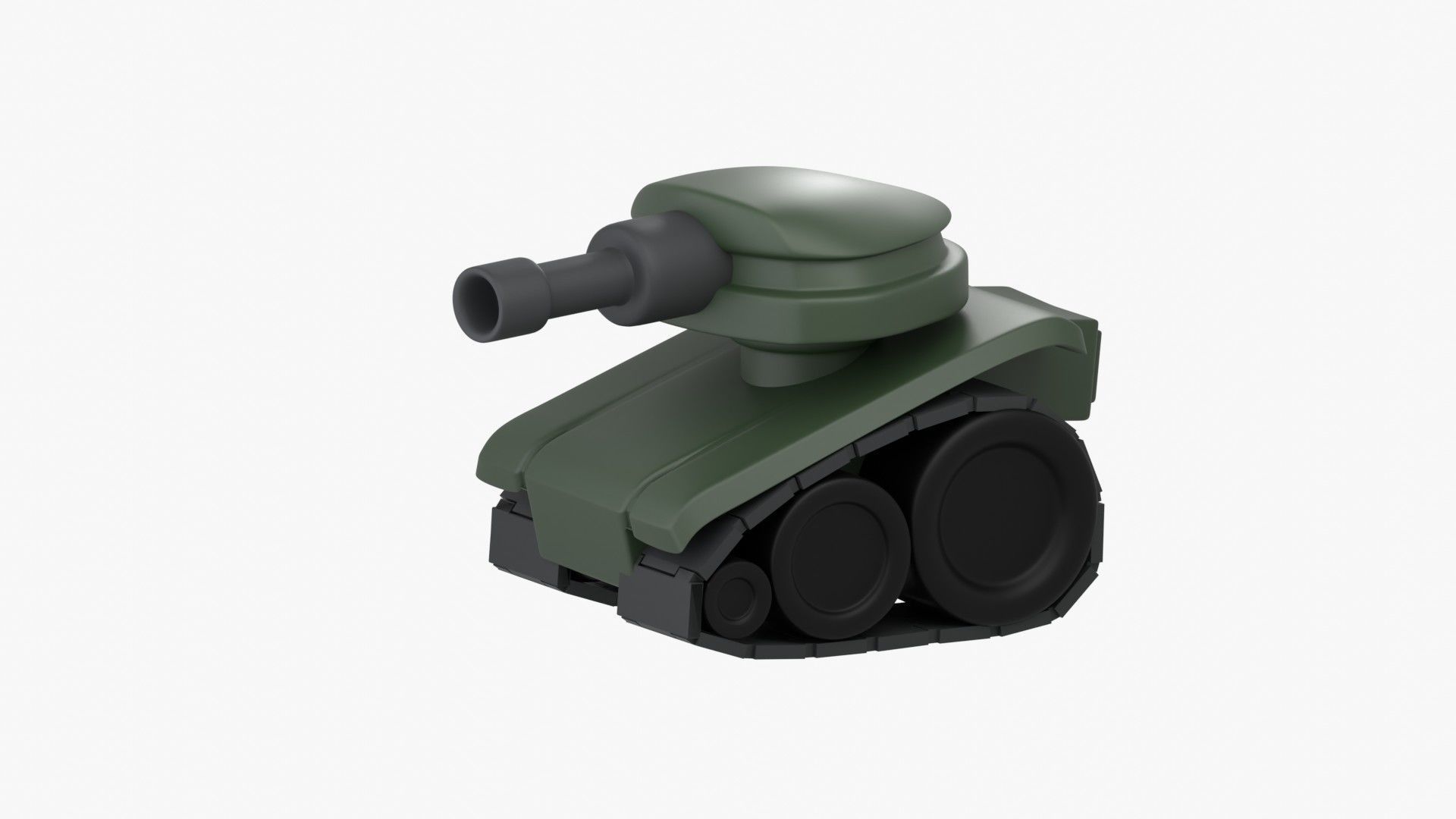 Army Tank 3D Illustration 3D model_6