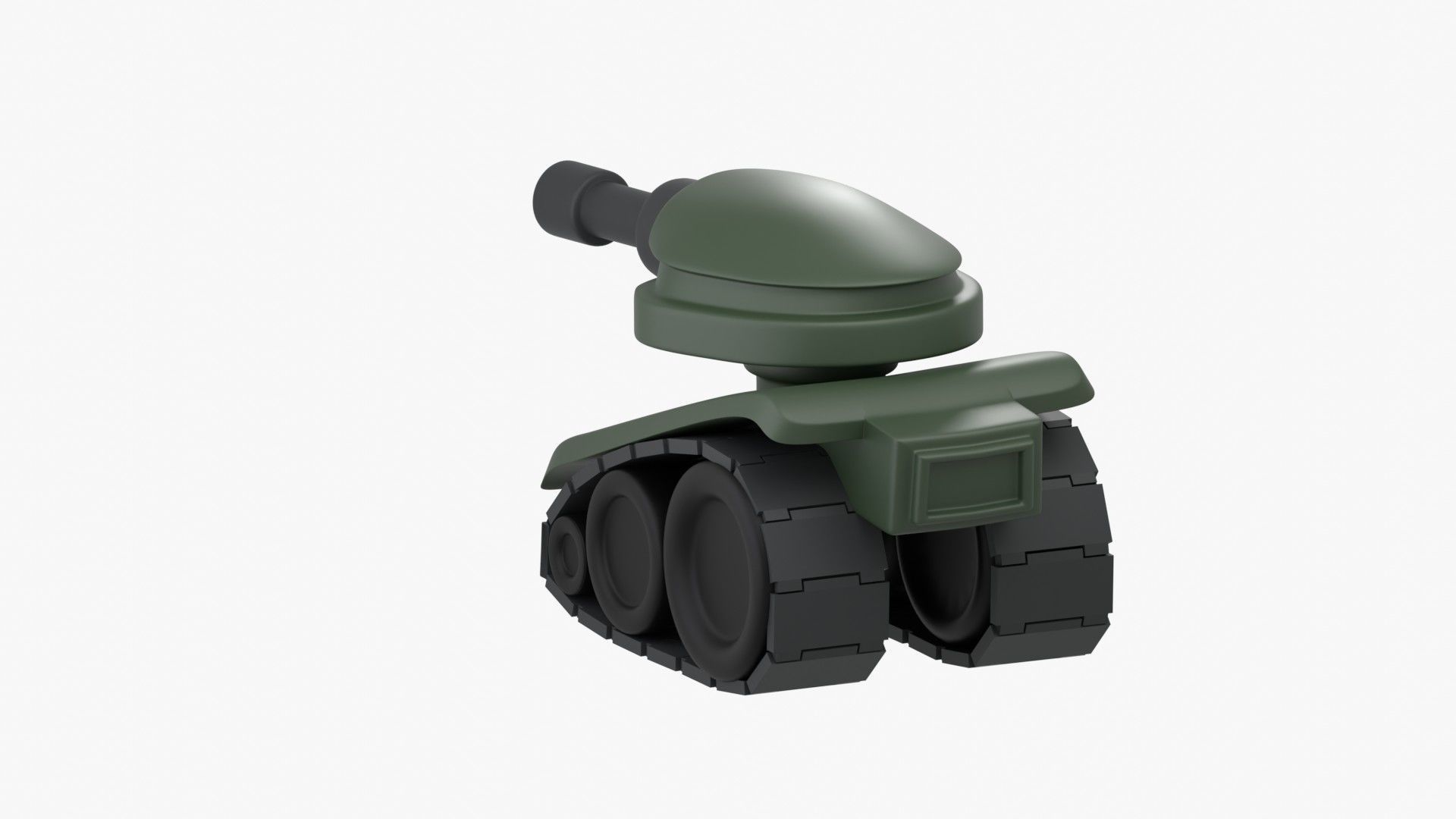 Army Tank 3D Illustration 3D model_11