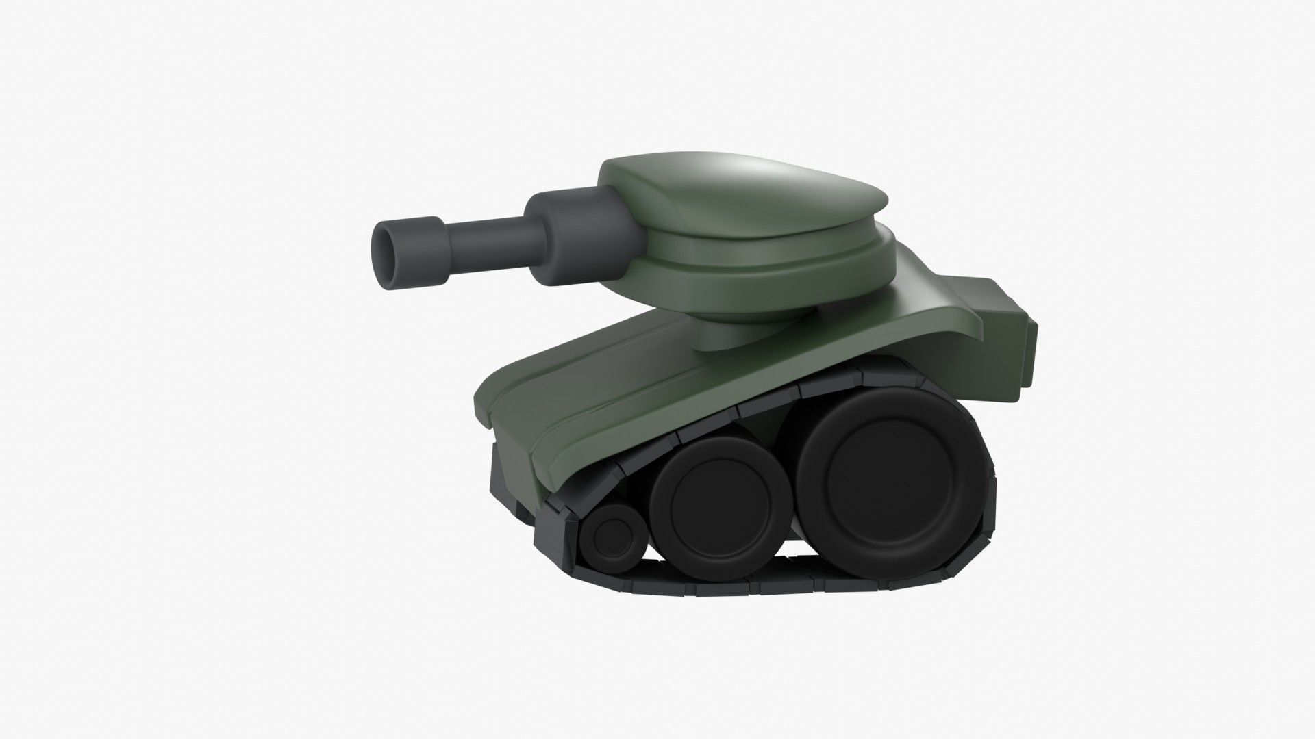 Army Tank 3D Illustration 3D model_7