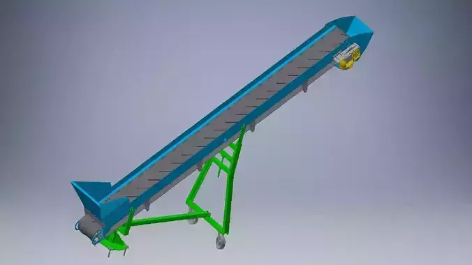 Belt conveyor 3D model