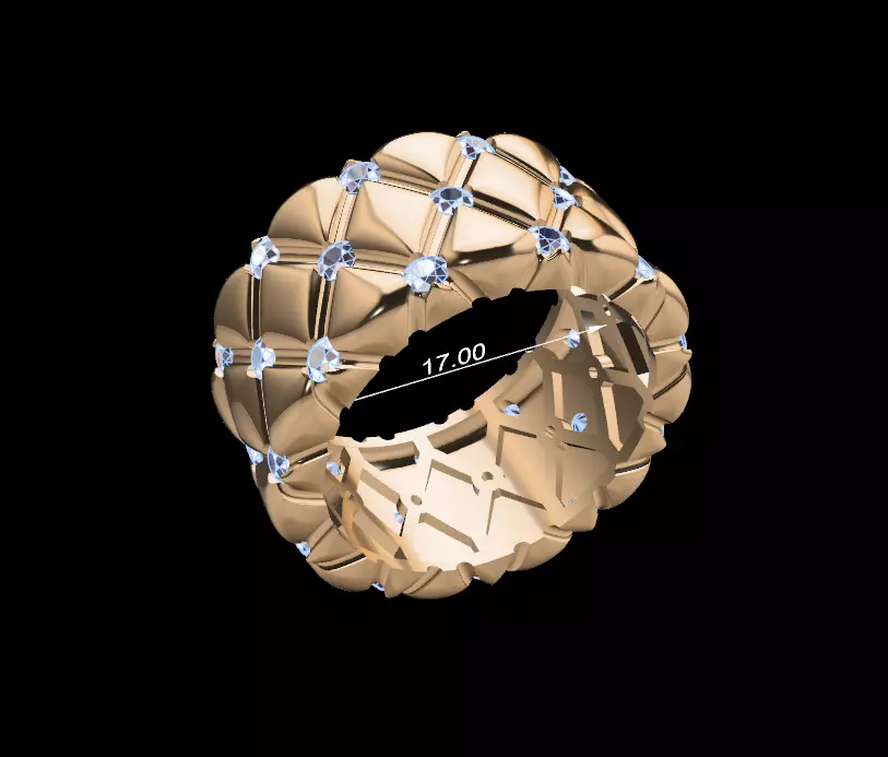 Women Ring 125 3D print model