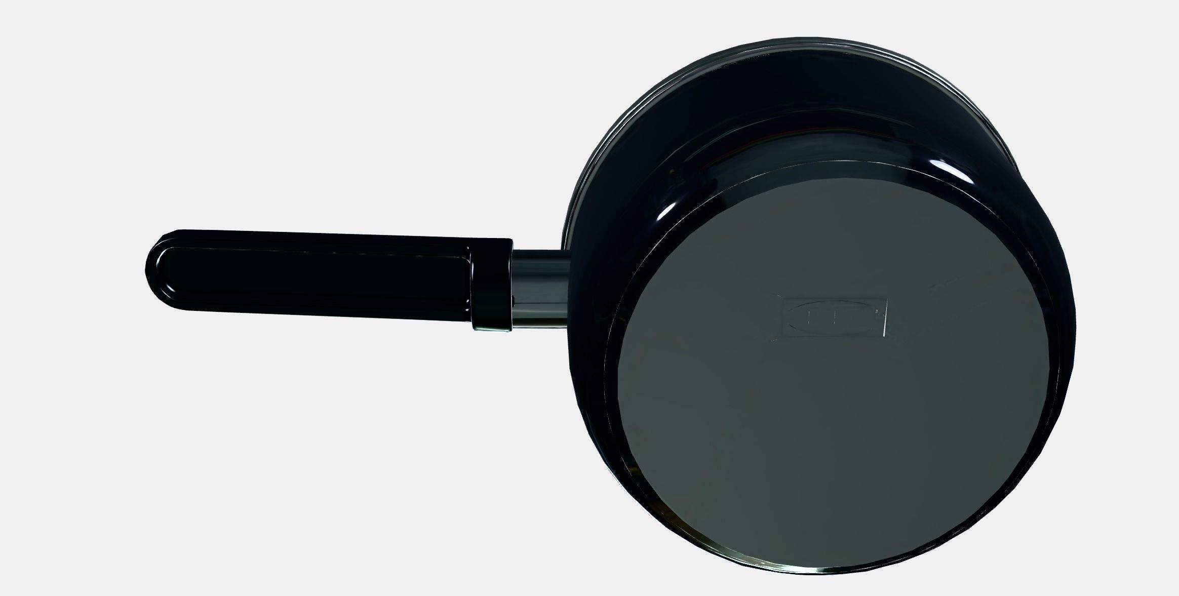 MIDDAGSMAT Saucepan with lid Low-poly 3D model_8