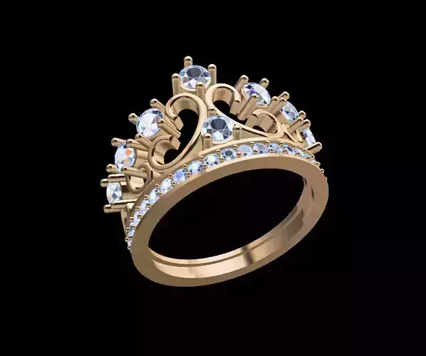 Women Ring 128 3D print model