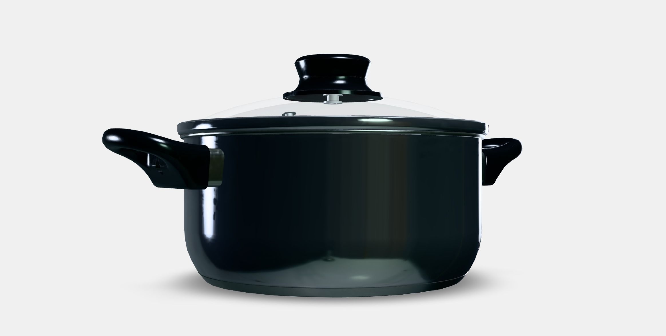 ANNONS Pot with lid Low-poly 3D model_8