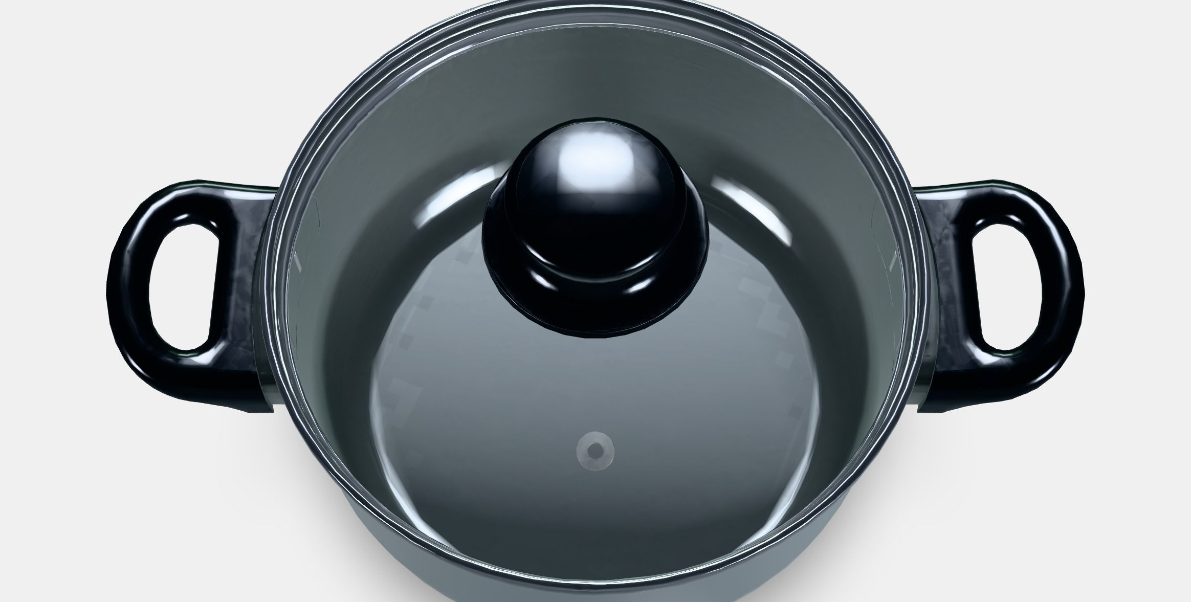 ANNONS Pot with lid Low-poly 3D model_9