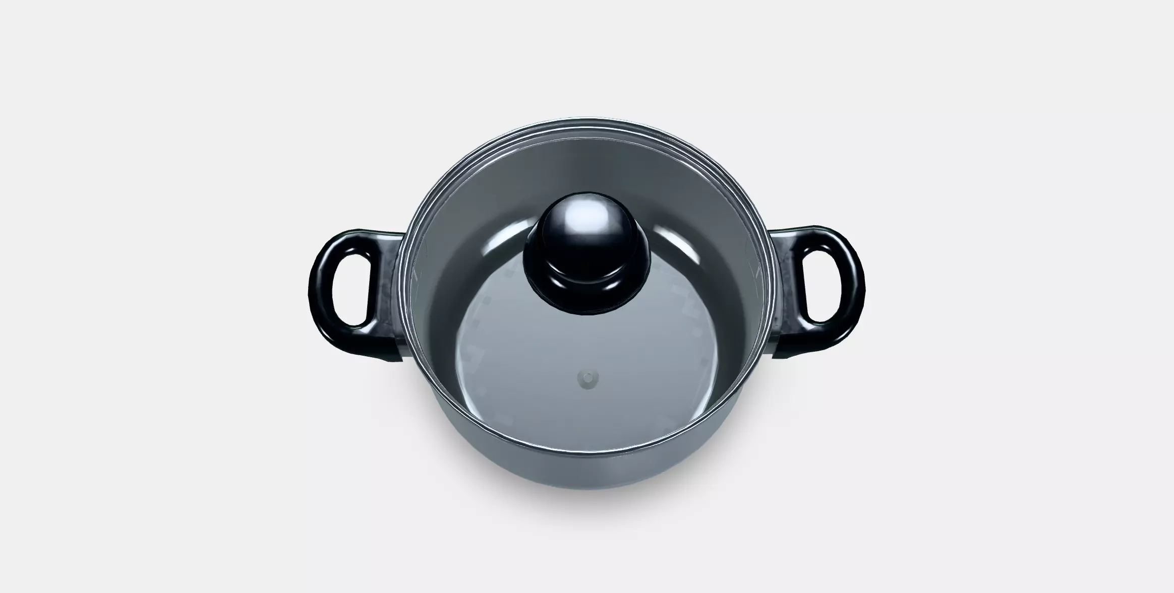 ANNONS Pot with lid Low-poly 3D model_0