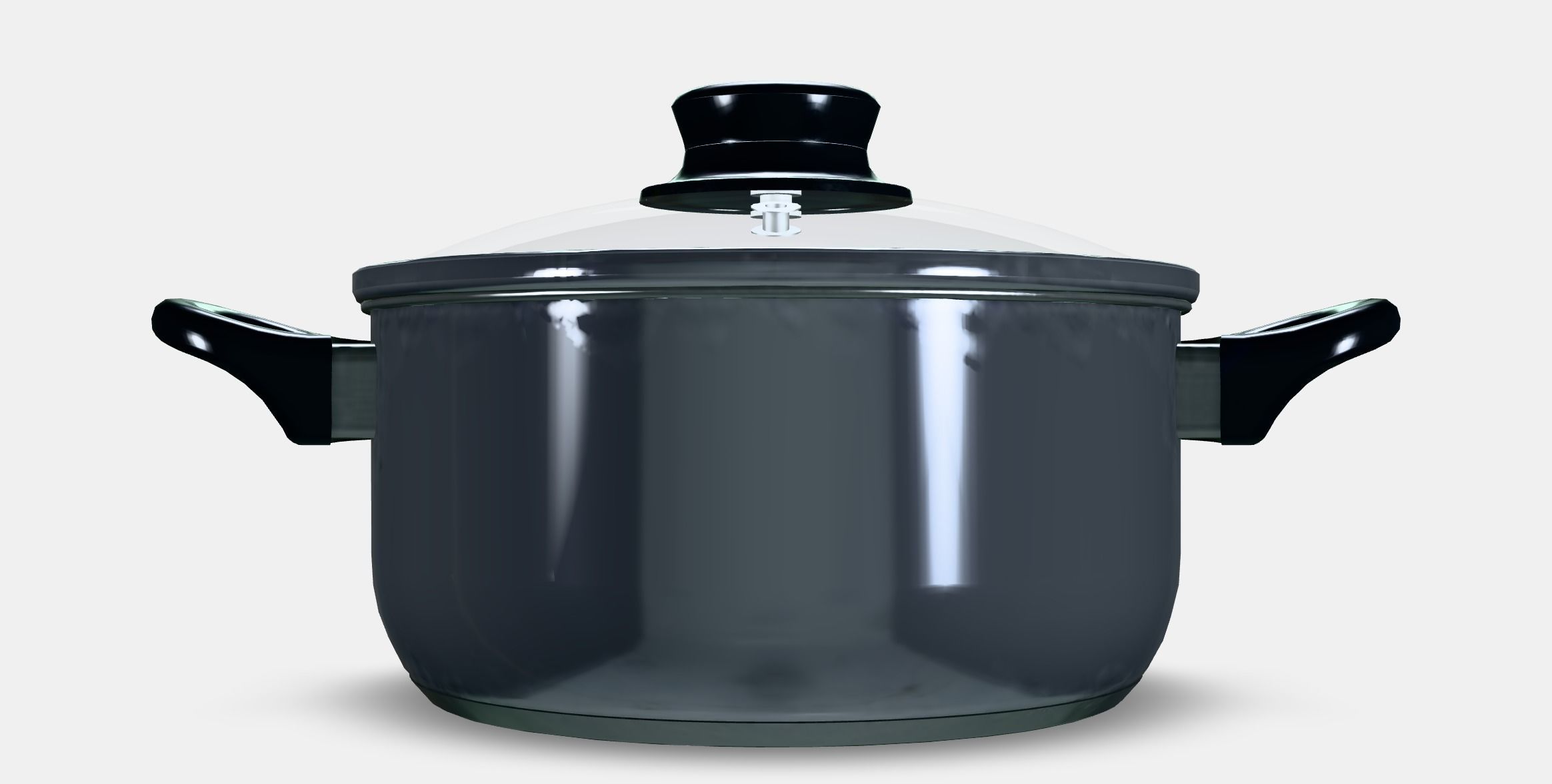 ANNONS Pot with lid Low-poly 3D model_15