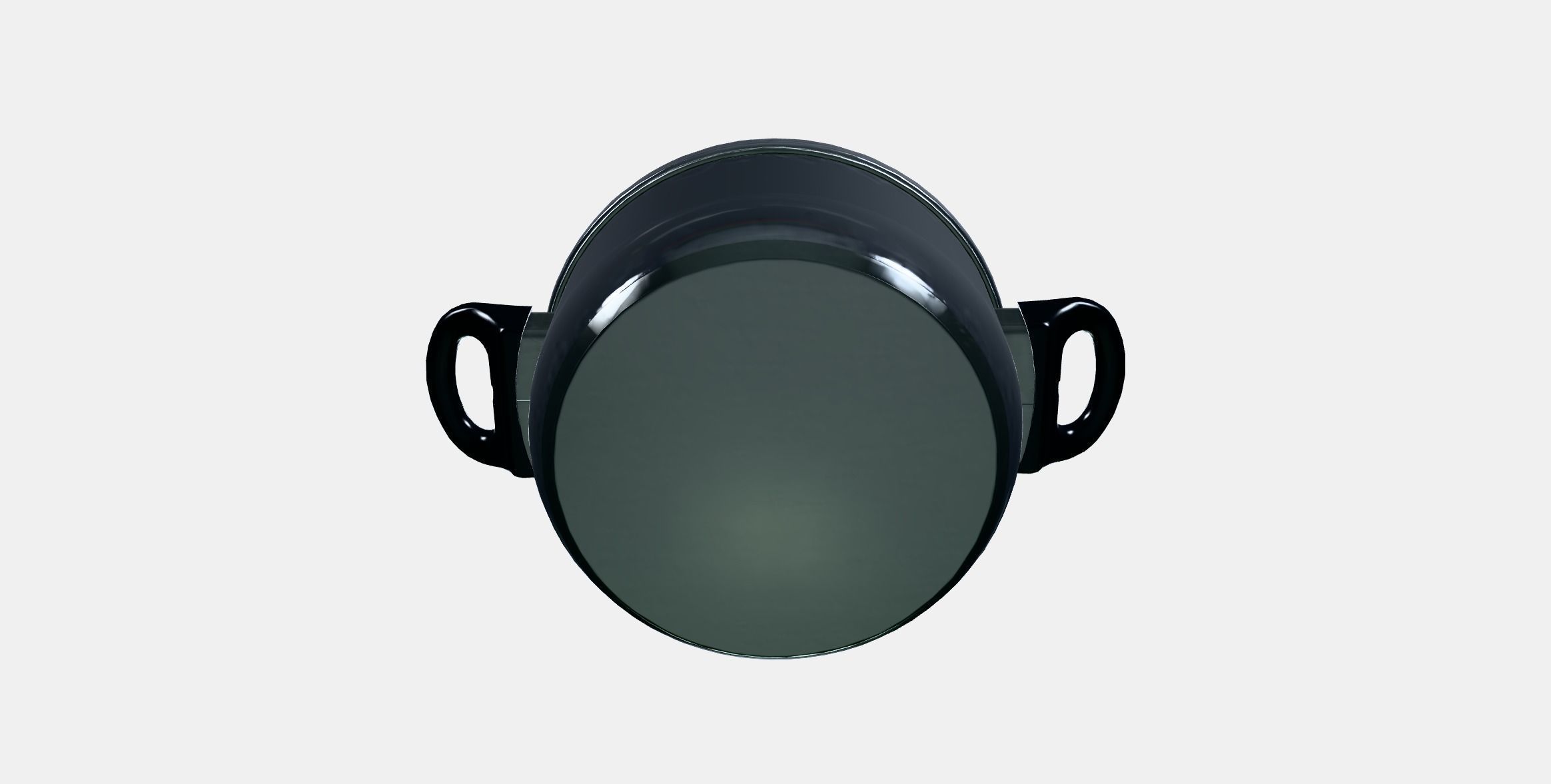 ANNONS Pot with lid Low-poly 3D model_6