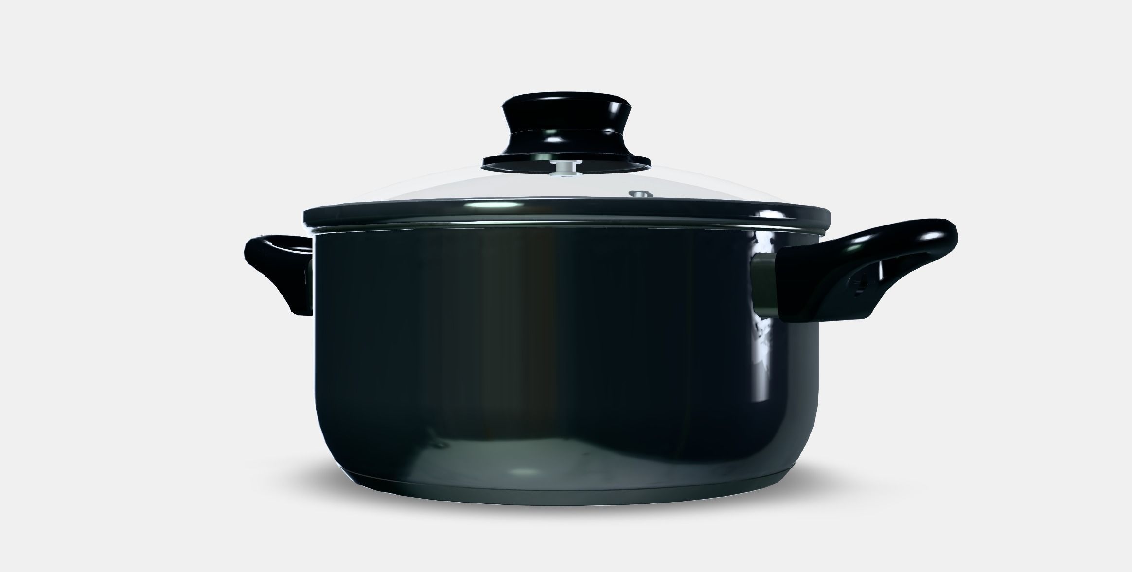 ANNONS Pot with lid Low-poly 3D model_13