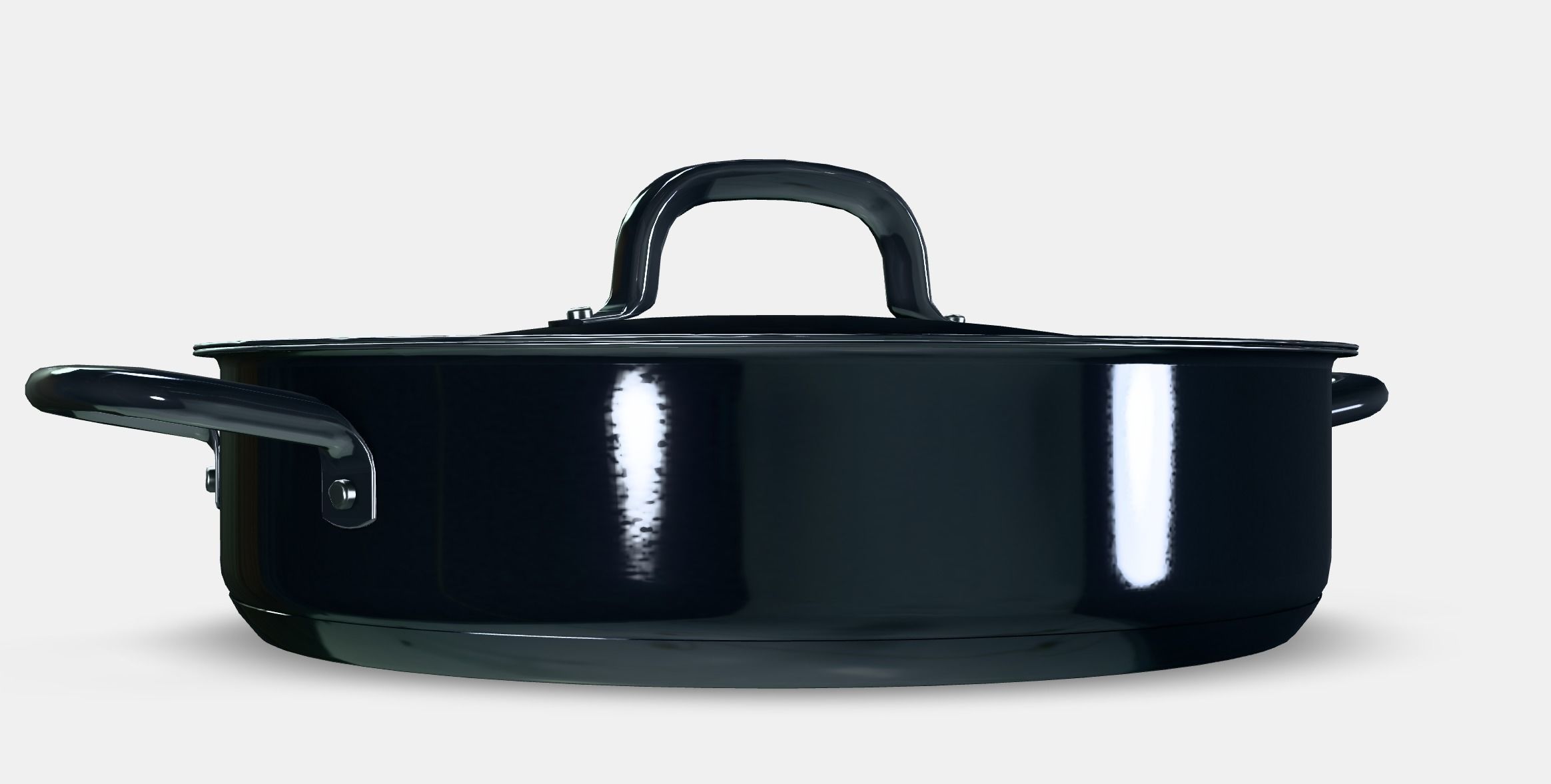 IKEA 365 Saute pan Low-poly 3D model_2