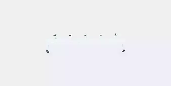 TJUSIG Hanger for door-wall Low-poly 3D model