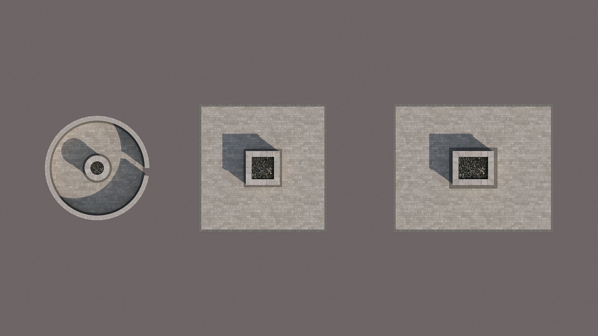 Stone Bonfires 3D model_9