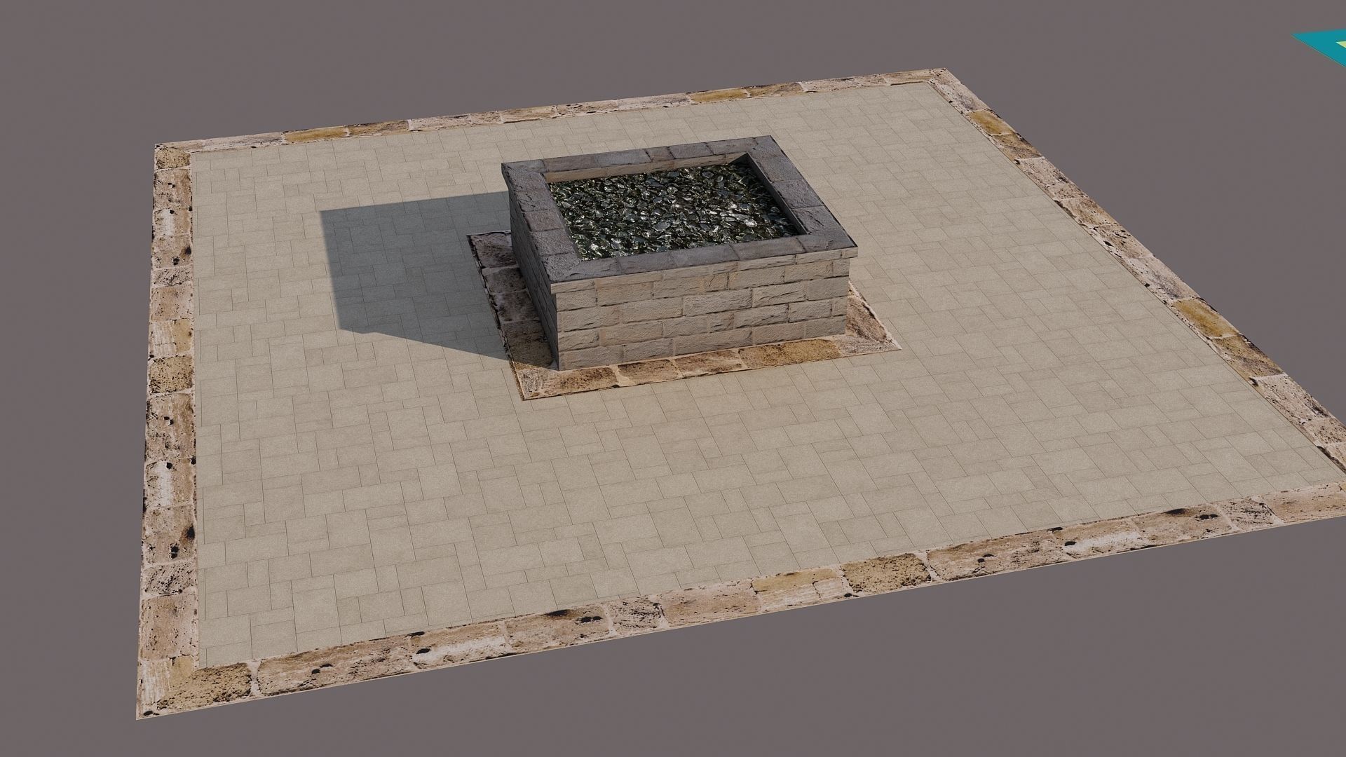 Stone Bonfires 3D model_1